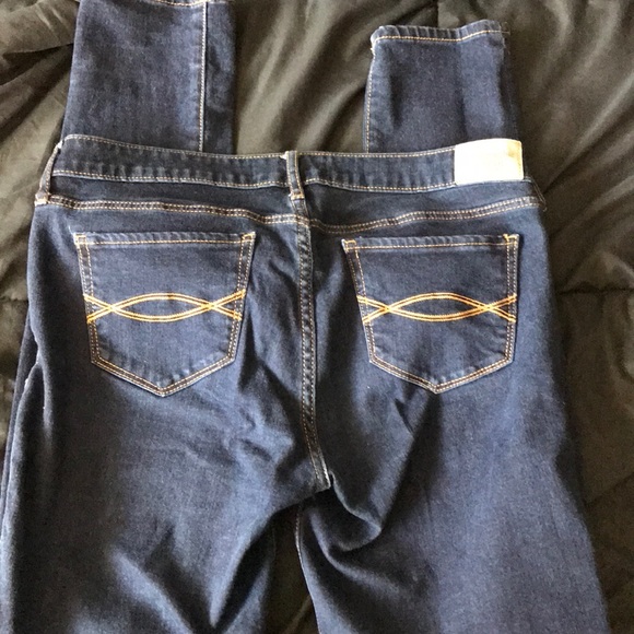 Abercrombie &Fitch skinny dark denim w29 L31 sz 8r - Picture 2 of 4